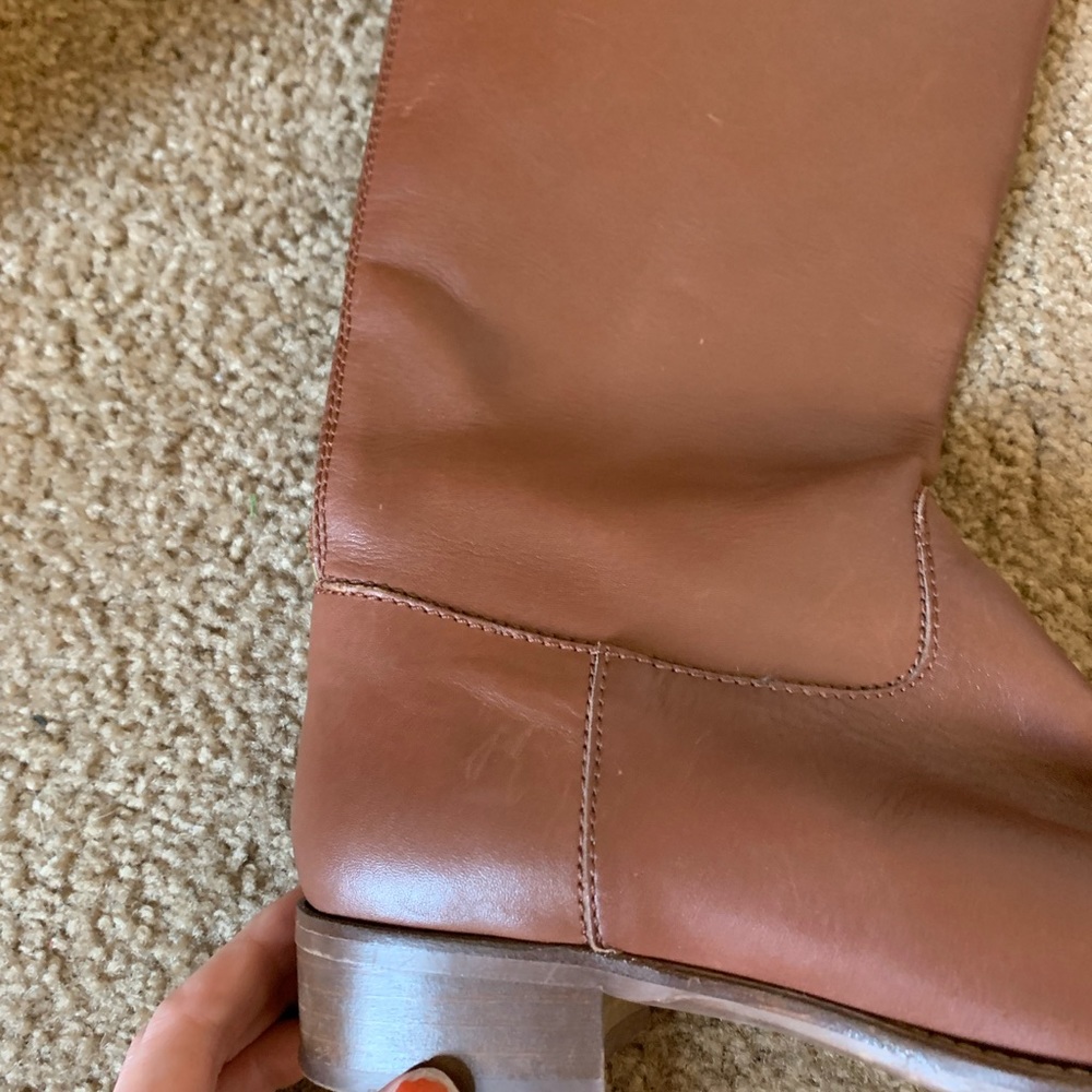 J Crew Field Riding Boots brown 7.5 - Picture 6 of 7